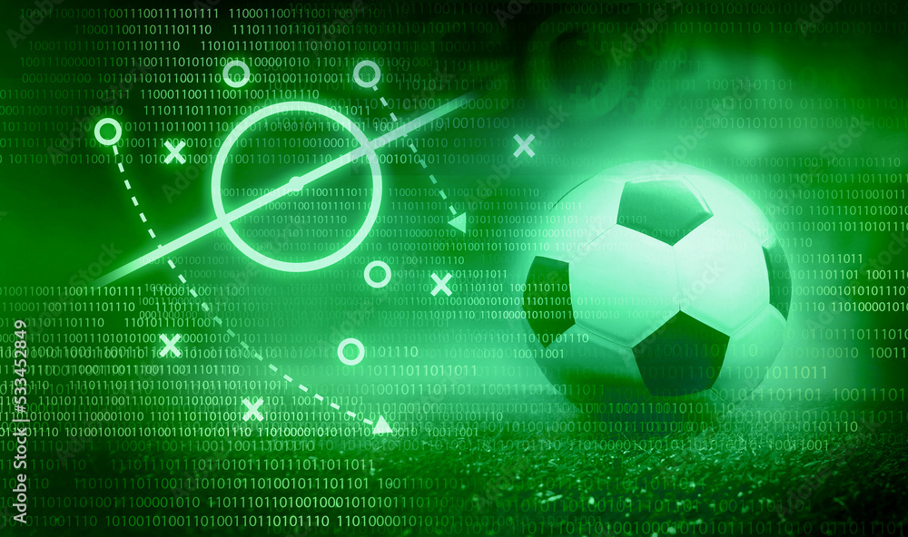 real-time football live score results, news, sport event, results, and  statistics directly to mobile devices, online betting Stock Photo | Adobe  Stock