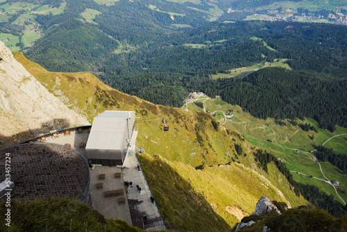 ucerne's very own mountain, Pilatus, is one of the most legendary places in Central Switzerland. And one of the most beautiful. On a clear day the mountain offers a panoramic view of 73 Alpine peaks. photo