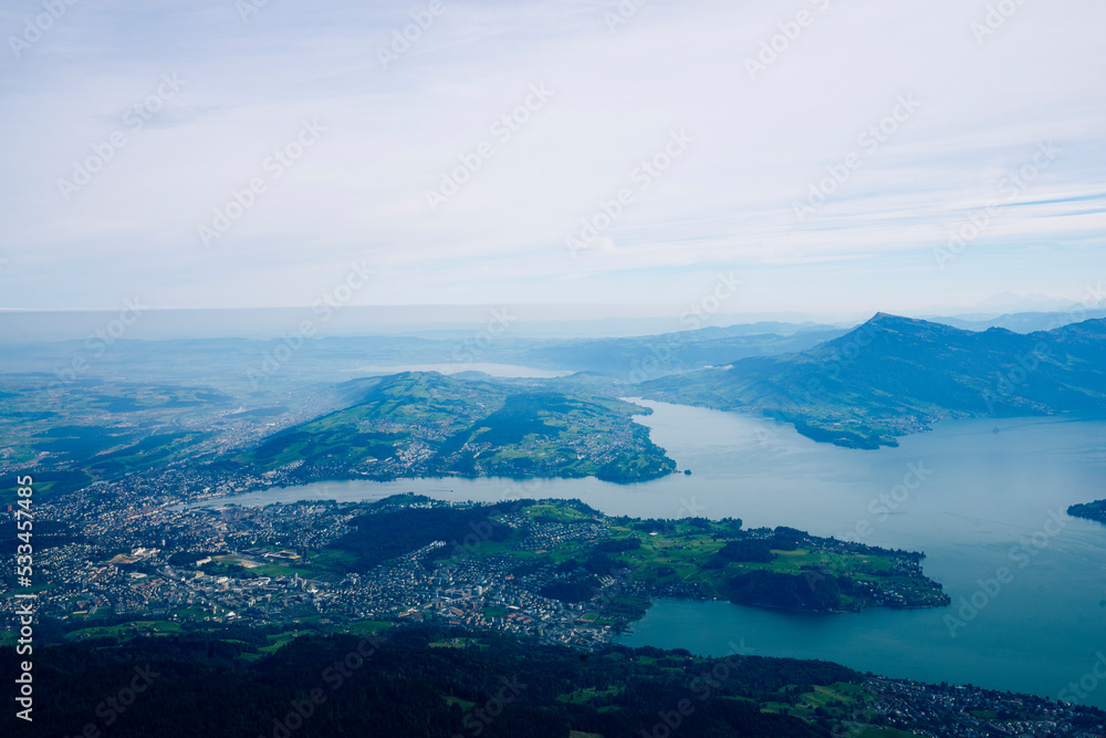 ucerne's very own mountain, Pilatus, is one of the most legendary places in Central Switzerland. And one of the most beautiful. On a clear day the mountain offers a panoramic view of 73 Alpine peaks. ucerne's very own mountain, Pilatus, is one of the most legendary places in Central Switzerland. And one of the most beautiful. On a clear day the mountain offers a panoramic view of 73 Alpine peaks.