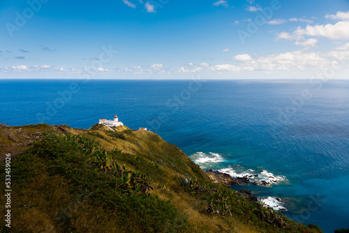 Quadro em tela lighthouse in santa maria, azores, portugal