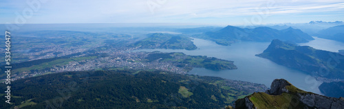  Lucerne s very own mountain  Pilatus  is one of the most legendary places in Central Switzerland. And one of the most beautiful. On a clear day the mountain offers a panoramic view of 73 Alpine peaks