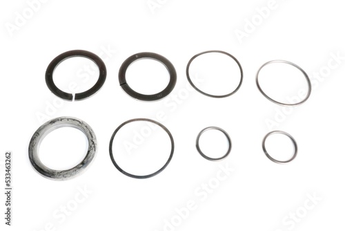 isolated, white, ring, metal, glass, lens, object, frame, mirror, circle, magnifying, filter, equipment, black, steel, round, tool, photo, photography, 3d, magnifier, camera, magnify, concept,parafuso