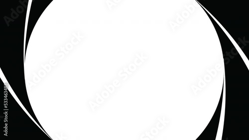 4K Rotation of Silhouette Gun Barrel