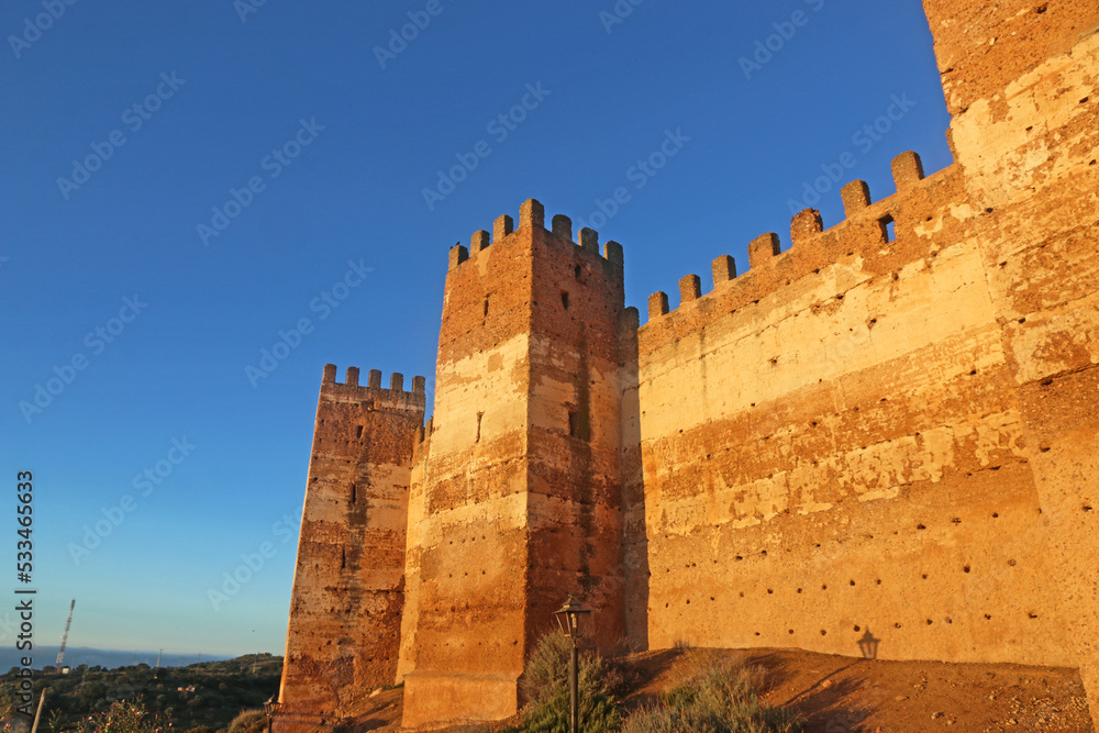 Castle tower in Bailen, Spain	