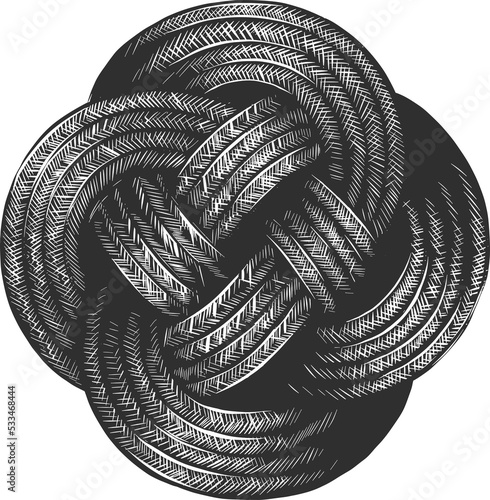 Foto PNG engraved style illustration for posters, decoration and print