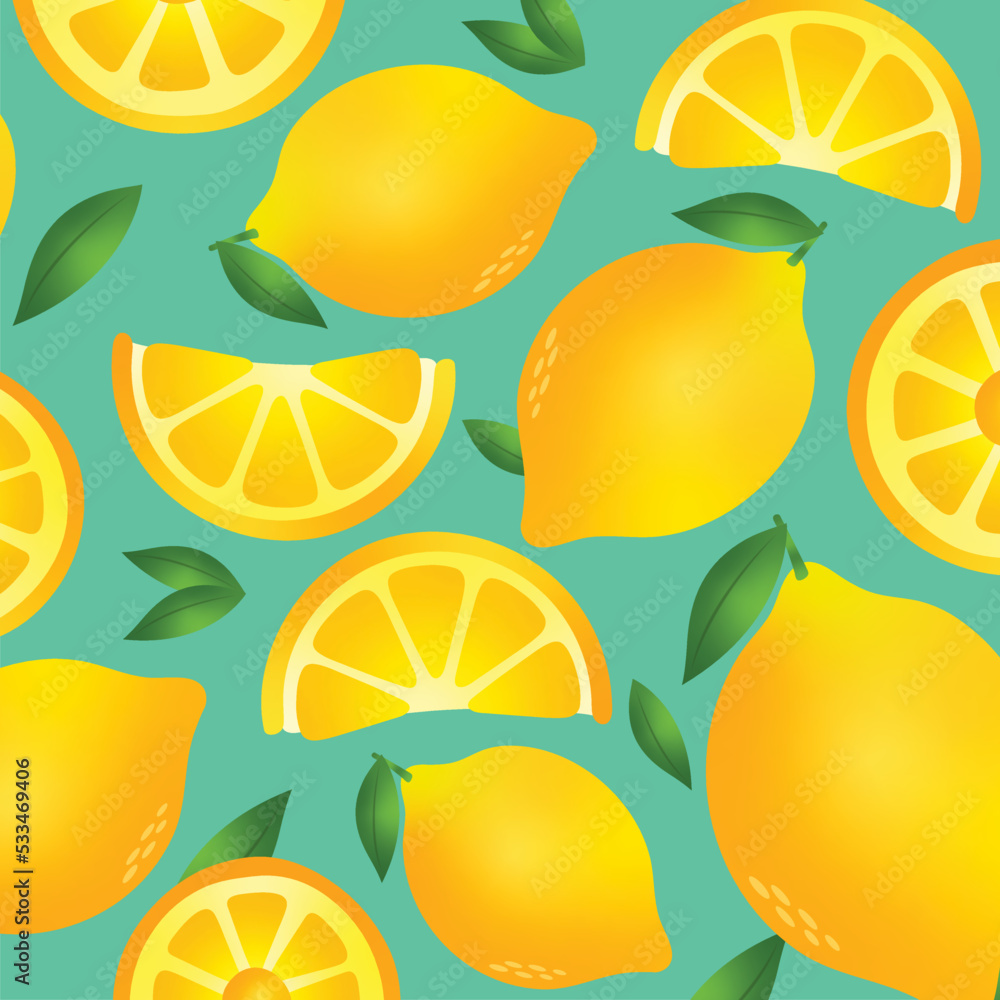 lemon and lime back ground pattern