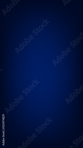 Vertical, 6:19, gradient blue technology background with small dots. Digital data visualization. Tech, business, science concept. Use for banner, presentation, template.