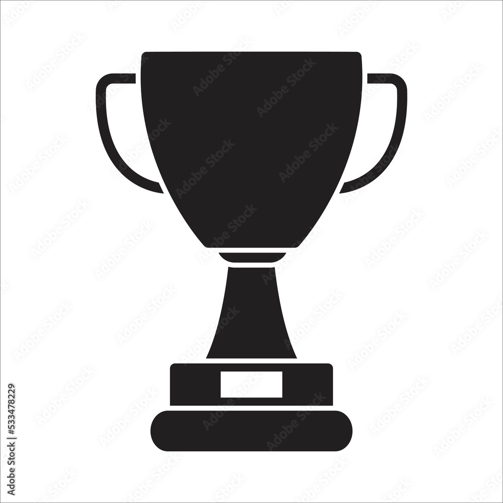 trophy icon vector design template trophy icon vector design template