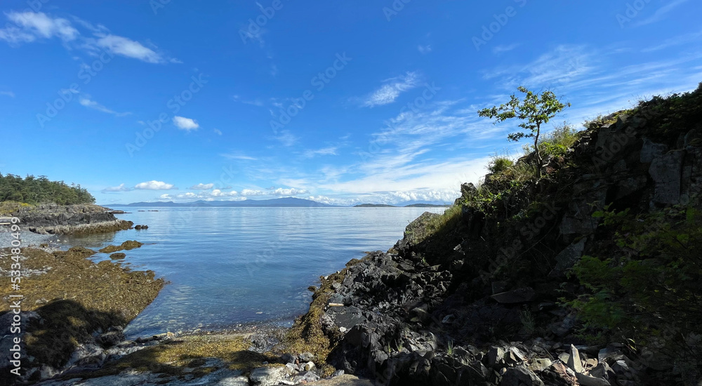 Nanoose Bay on the East Coast of Vancouver Island in British Columbia, Canada Nanoose Bay on the East Coast of Vancouver Island in British Columbia, Canada