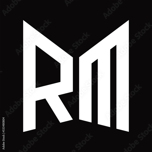 RM Logo monogram design template