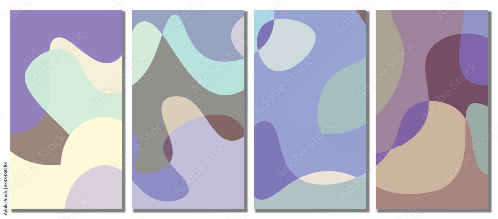 Abstract wavy set background. Abstract wavy set background.