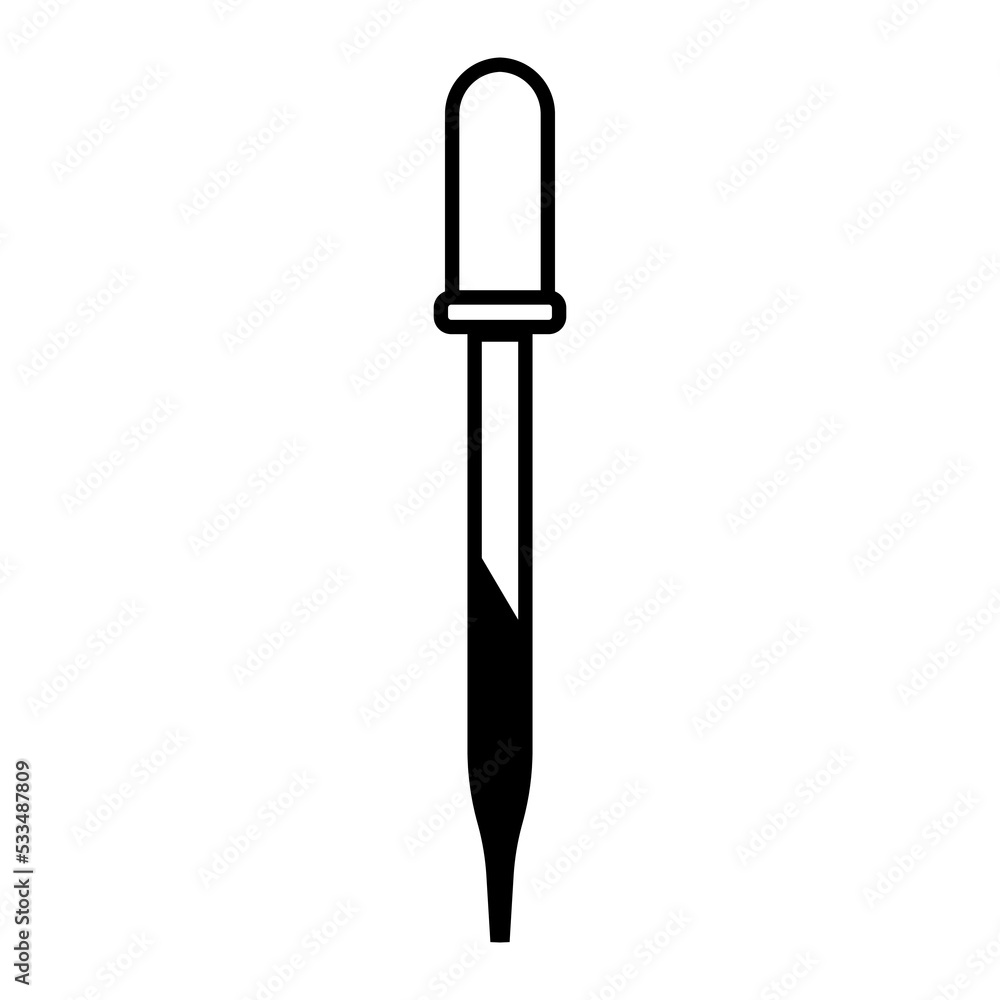 Dropper pipette line icon for medical design. Outline stroke object. Business vector icon and vector design. Beauty product and Business vector icon. Simple design. Dropper pipette line icon for medical design. Outline stroke object. Business vector icon and vector design. Beauty product and Business vector icon. Simple design.