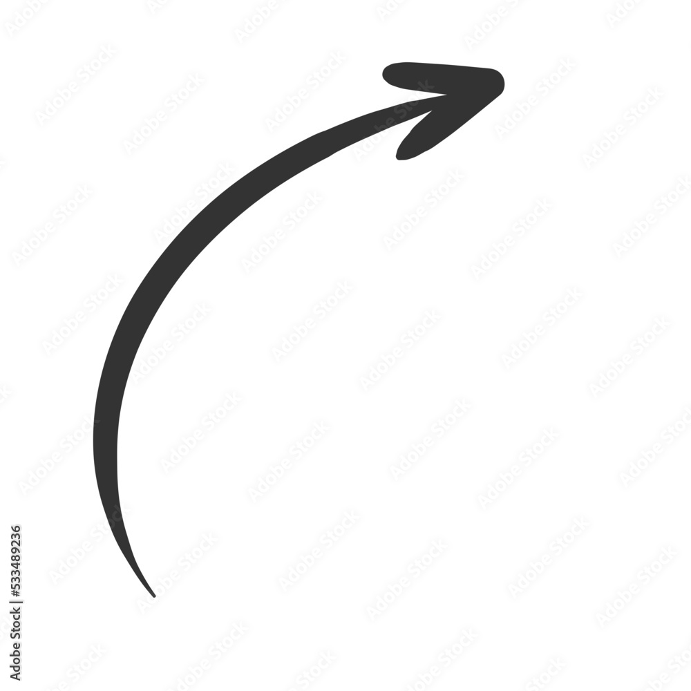hand drawn arrow doodle hand drawn arrow doodle
