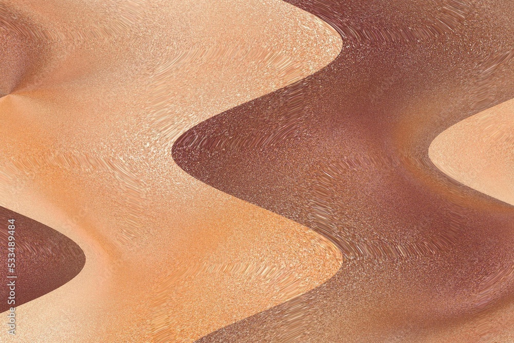 Fototapeta premium Brown and orange sand shine texture background. 