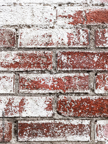 old red brick wall background