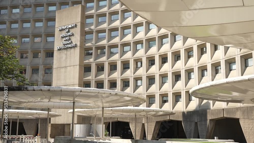 US Department of Housing and Urban Development building in Washington DC.