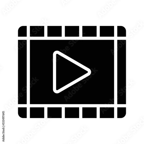 Play Video vector icon illustration 