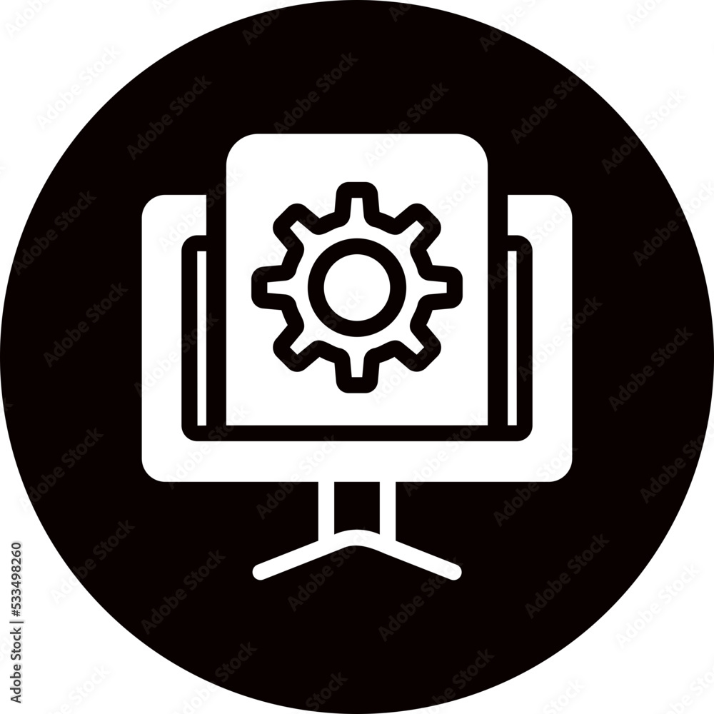 web optimization glyph icon web optimization glyph icon