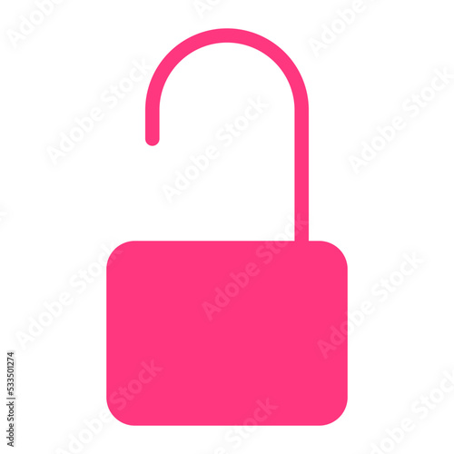 unlock gradient icon