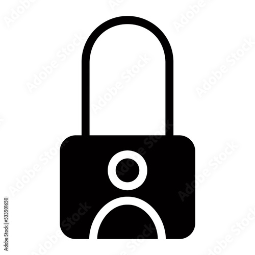 privacy glyph icon