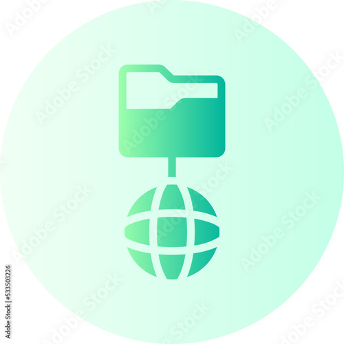 ftp gradient icon