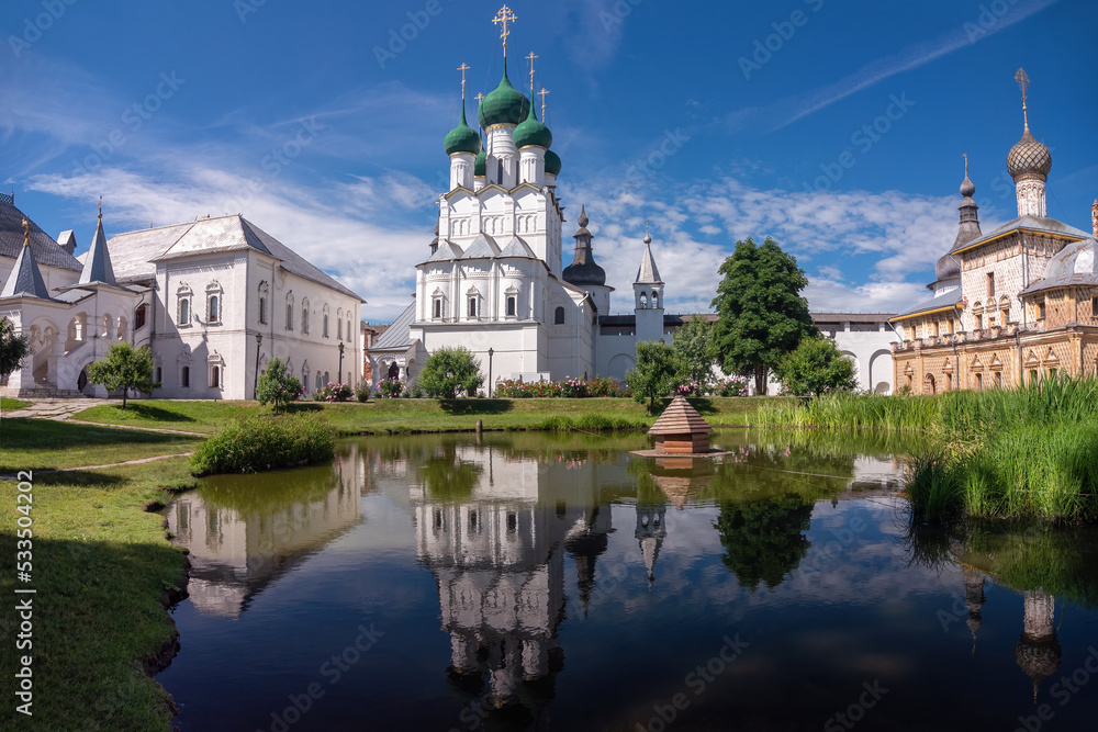 Church of St. John the Evangelist in the Rostov Kremlin, Russia. Church of St. John the Evangelist in the Rostov Kremlin, Russia.