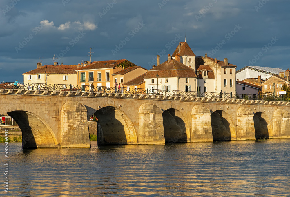 Pont Saint-Laurent in Mâcon, Burgund