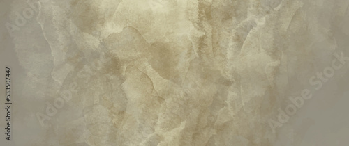 Vector watercolor art background with old paper texture. Hand drawn textured backdrop. Aged wallpaper for card, cover design, flyers. Parchment. Grunge template. Watercolor texture.