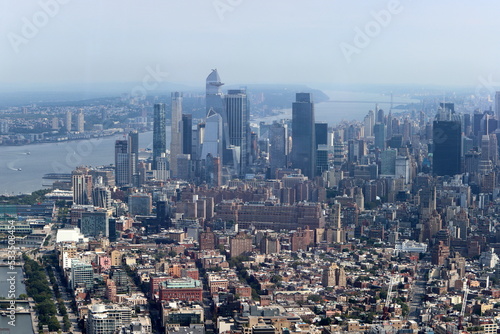 New York USA September 4  2022. New York from 102 floors of the World Trade Center.