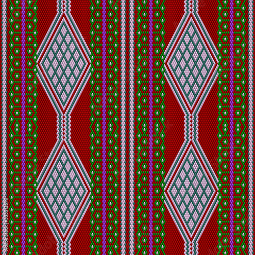 Ornament  is made in bright, juicy, perfectly matching colors. Ornament, mosaic, ethnic, folk pattern.