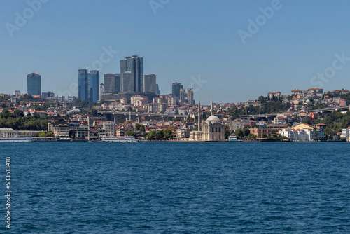 Panorama from Bosporus to city of Istanbul, Turkey © Stoyan Haytov