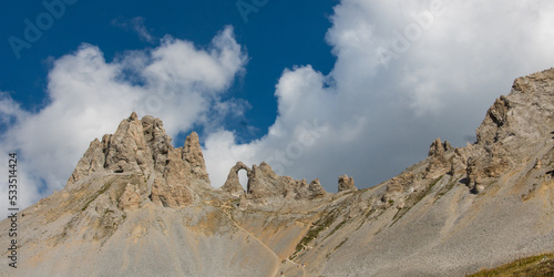 L'aiguille Percée est une montagne de France située en Savoie, dans le massif de la Vanoise, au-dessus de Tignes. Elle tient son nom de la présence d'une arche naturelle située au pied du sommet 