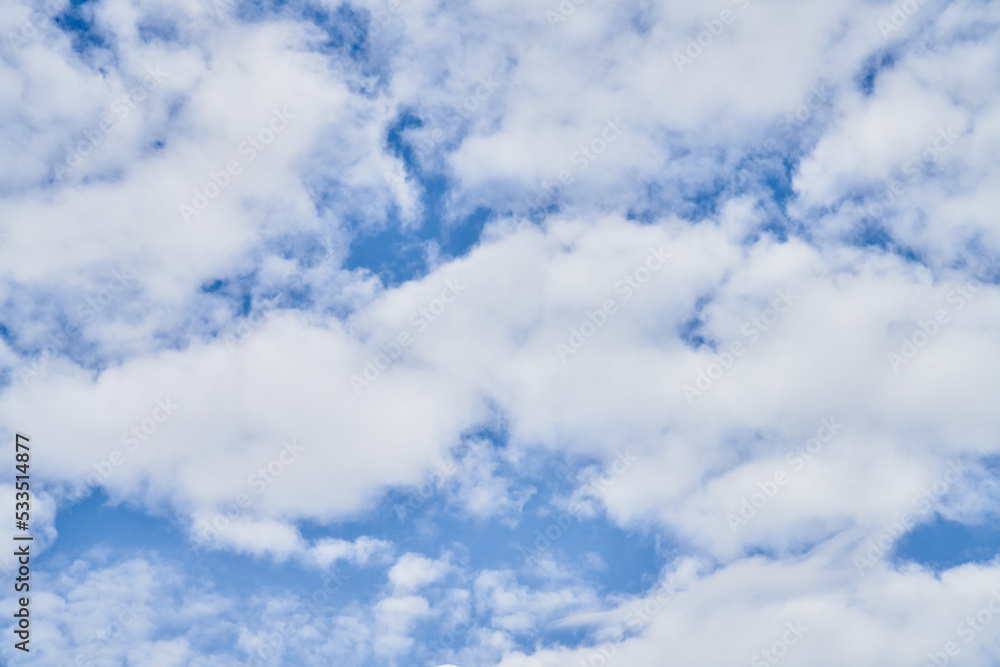 Beatiful blue sky with clouds on a sunny day Beatiful blue sky with clouds on a sunny day