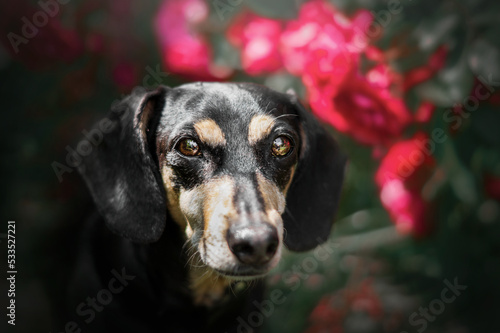 portret psiego seniora