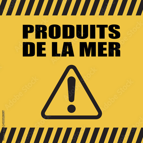 Logo produits de la mer.