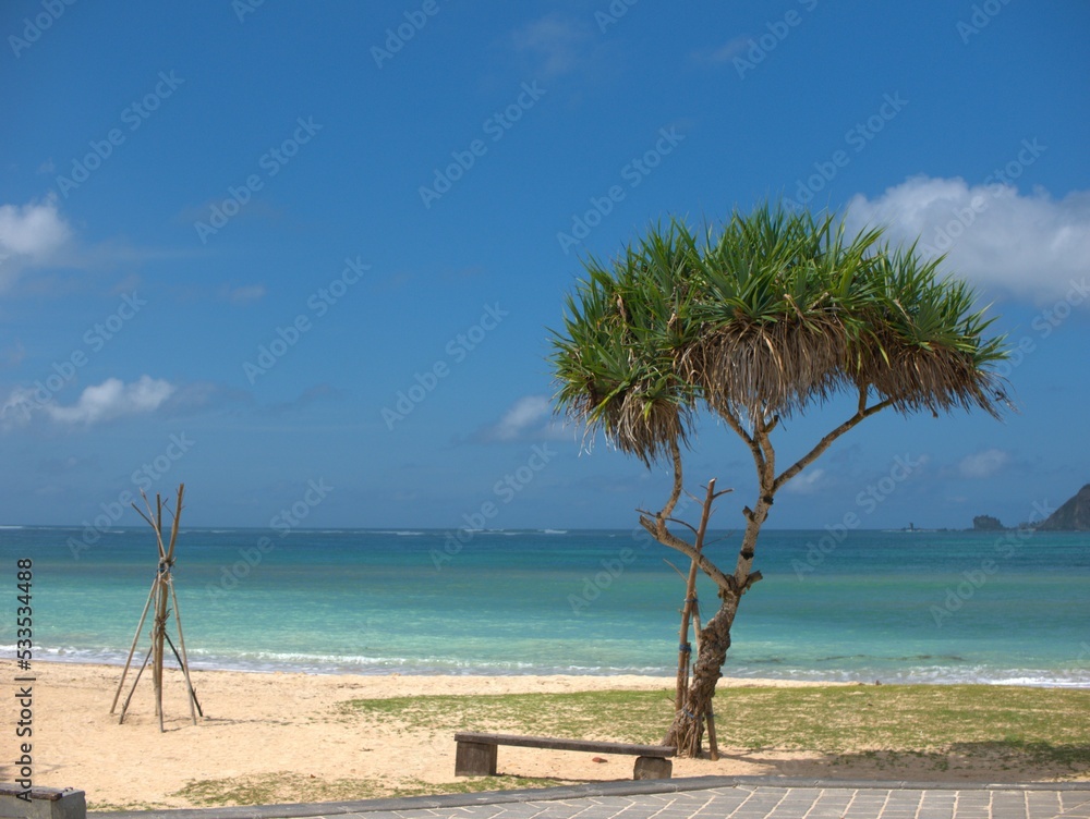 Beatiful Tropical Beach. Kuta Mandalika Beach Lombok Indonesia Beatiful Tropical Beach. Kuta Mandalika Beach Lombok Indonesia