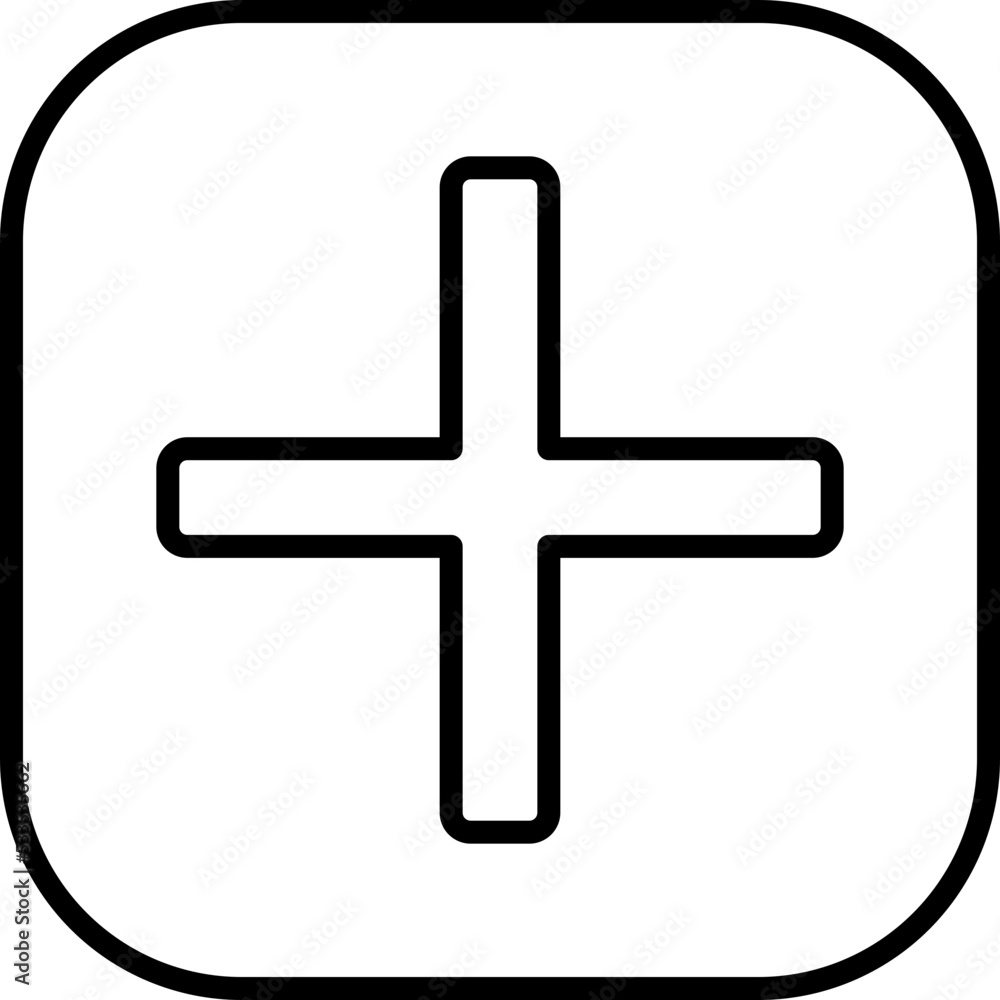 Obraz premium add icon