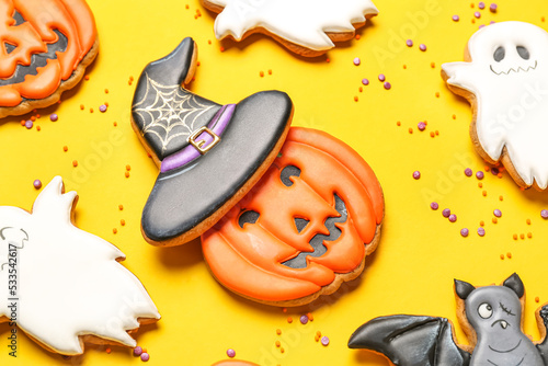 Halloween pumpkin, ghost, a...