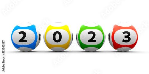 Lottery balls 2023
