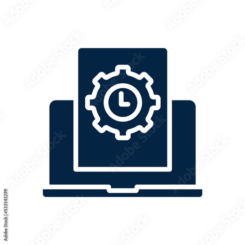Server customization and configuration line icon. Simple element illustration. Server customization and configuration concept outline symbol design.