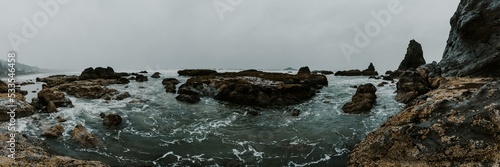 Oregon coast panorama