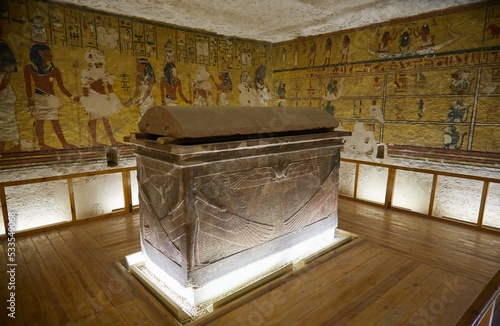 Fotografering The Tomb of Ay of the 18th Dynasty