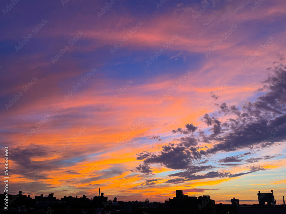 Sunset in the Bronx