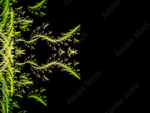 Wallpaper Mural Imaginatory fractal abstract background Image Torontodigital.ca