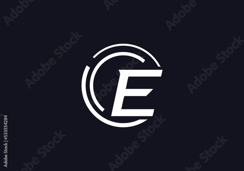 Tech circle vector and technology logo design E Free Download Tech circle vector and technology logo design E - GFXLoad