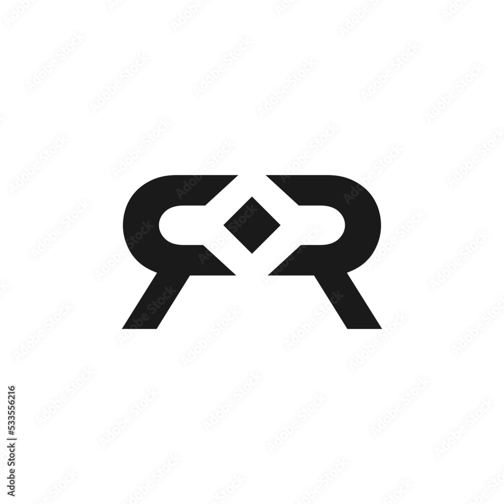 bold monogram RR iconic logo vector design template. Sign double R logo identity with monogram, modern and pictogram styles isolated on white background. initial letter RR icon logo design vector bold monogram RR iconic logo vector design template. Sign double R logo identity with monogram, modern and pictogram styles isolated on white background. initial letter RR icon logo design vector