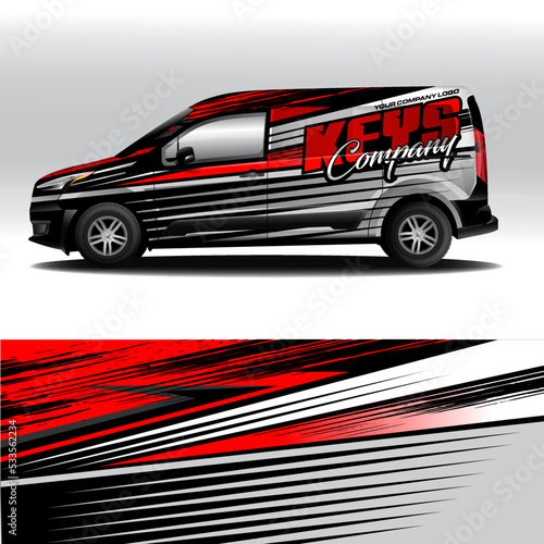 Mini van wrap design