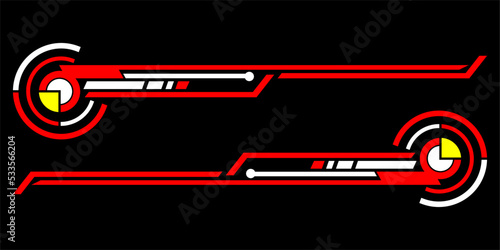 Unique racing background vector design with colorful stripes pattern