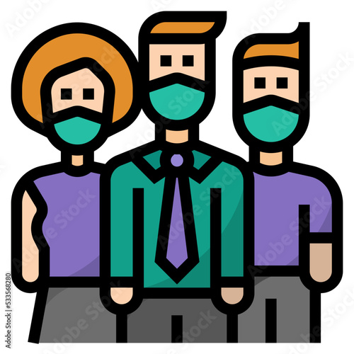 wear mask icon