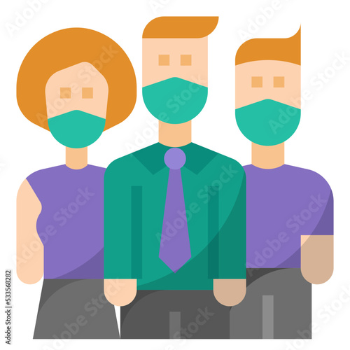 wear mask icon